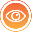 eyeball - round icon